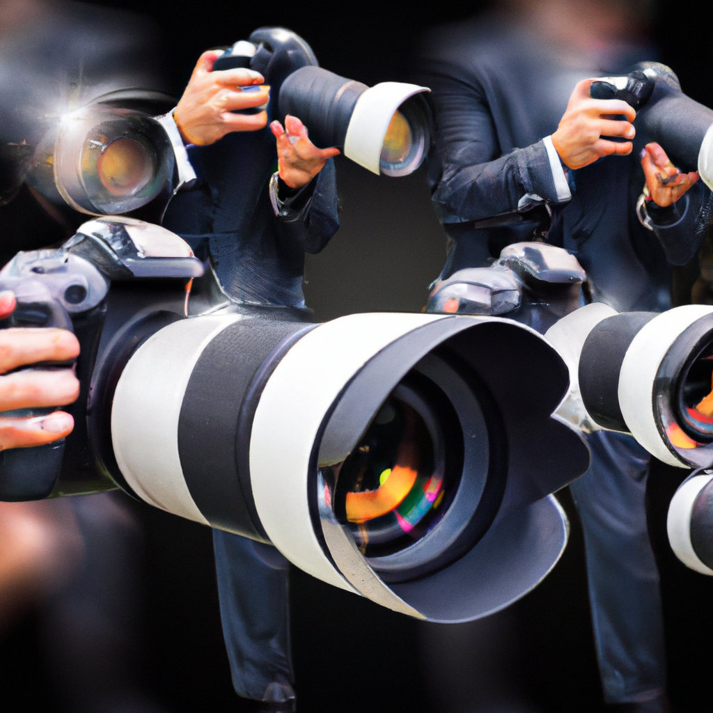 Fotógrafo principal Camilo Arias capturando retrato en exteriores